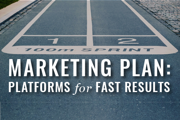 marketing plan, platforms for fast results