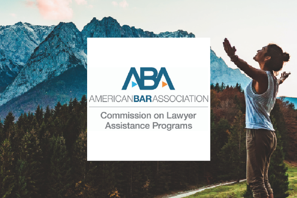 the words ABA American Bar Association Commission on Lawyer Assistance Program