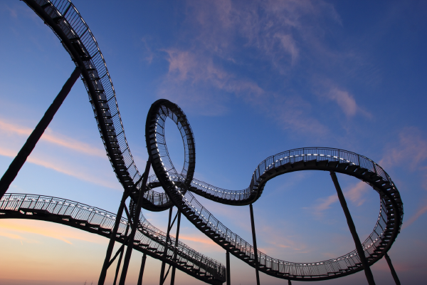 image of a roller coaster