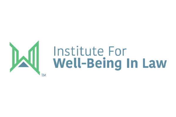 an image of the Institute for Well-Being in Law logo, comprised mainly of the text
